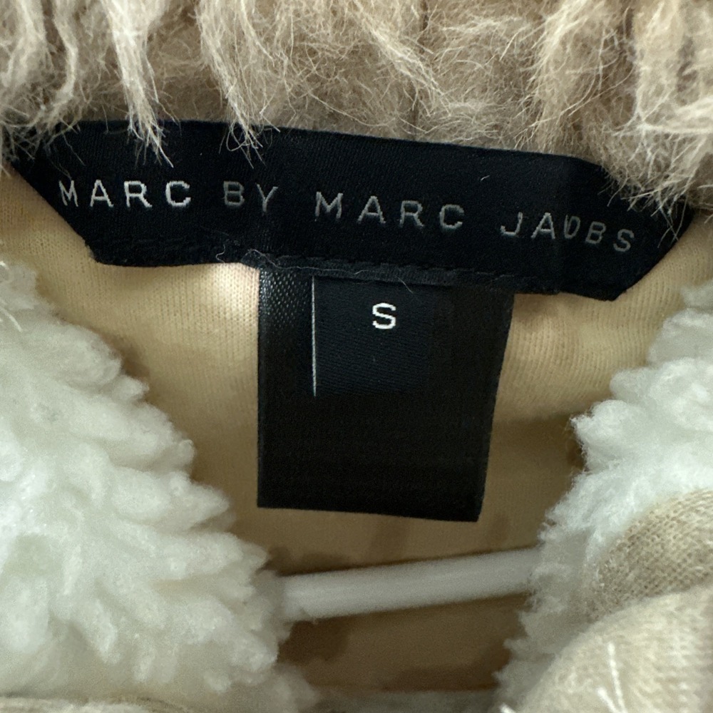 Marc By Marc Jacobs Jacket Women's Small Tinted Pearl Fur Lined Hood Full Zip - Picture 3 of 11